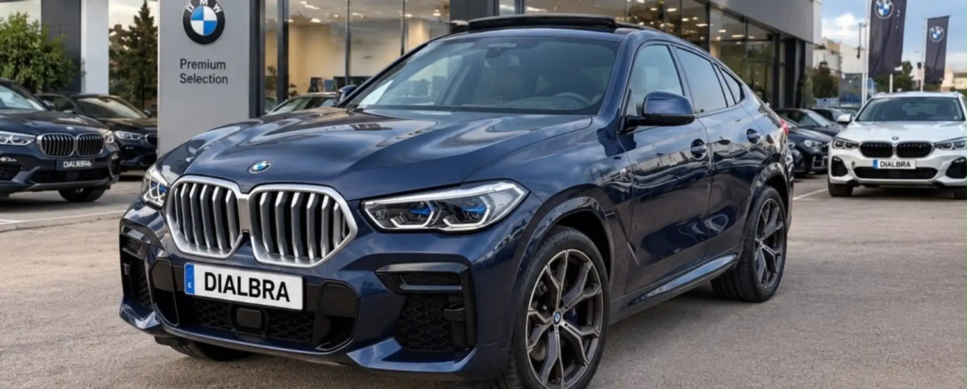 BMW X6 xDrive 40dA M Sport Azul - 1