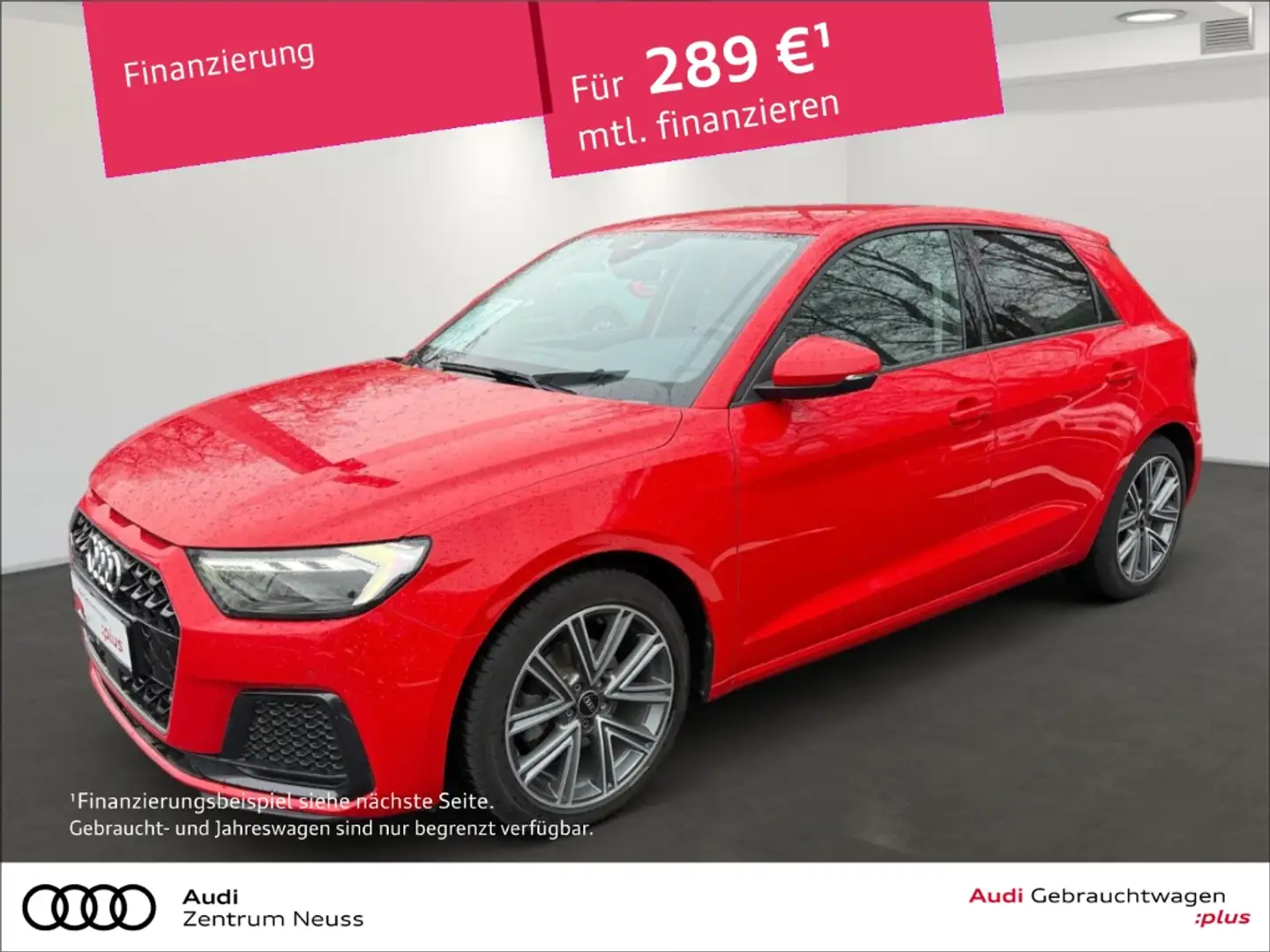 Audi A1 Sportback 30 TFSI advanced NAVI KAMERA CARPLAY Rot - 1