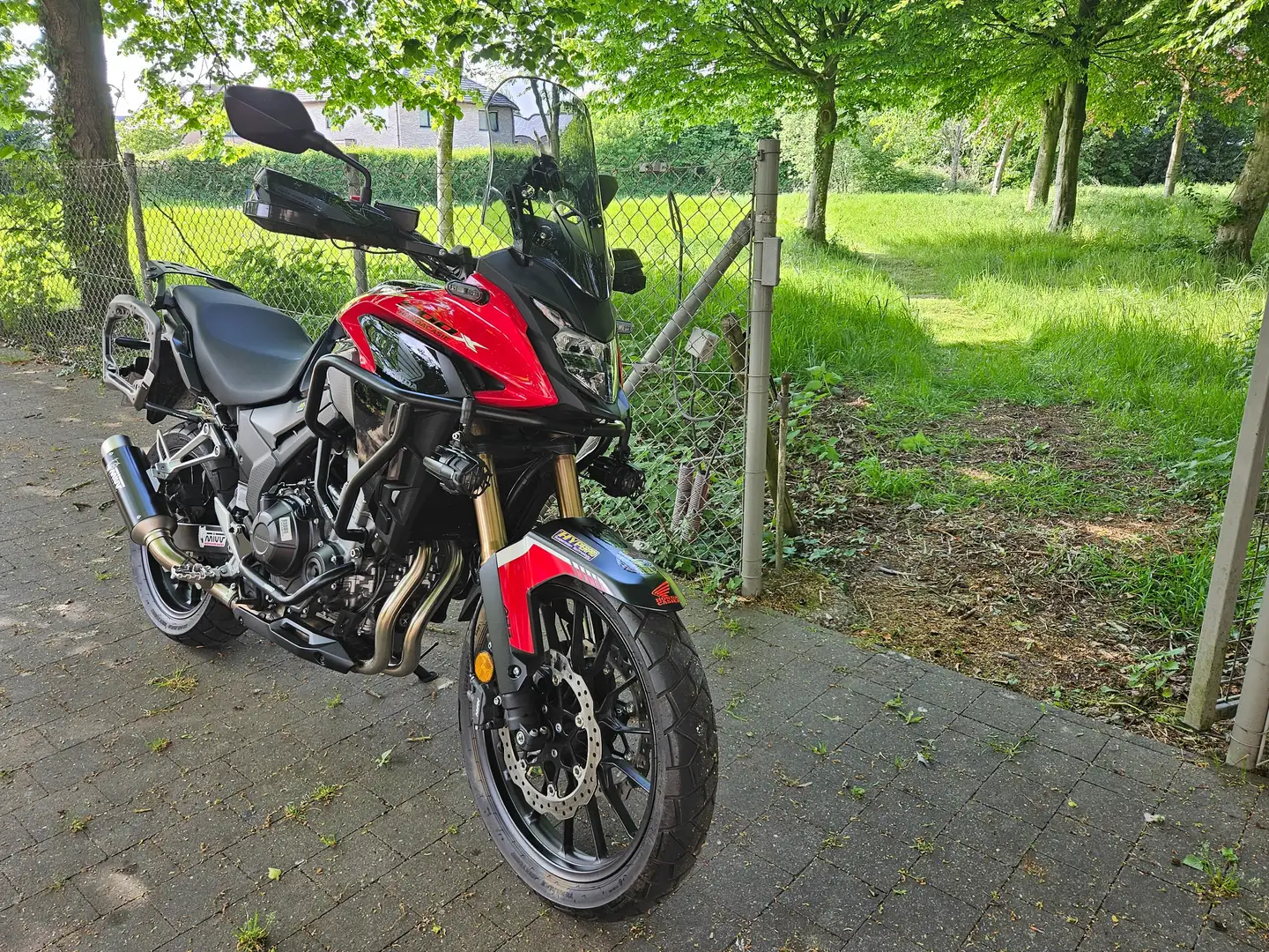 Honda CB 500 CB500X Rouge - 2