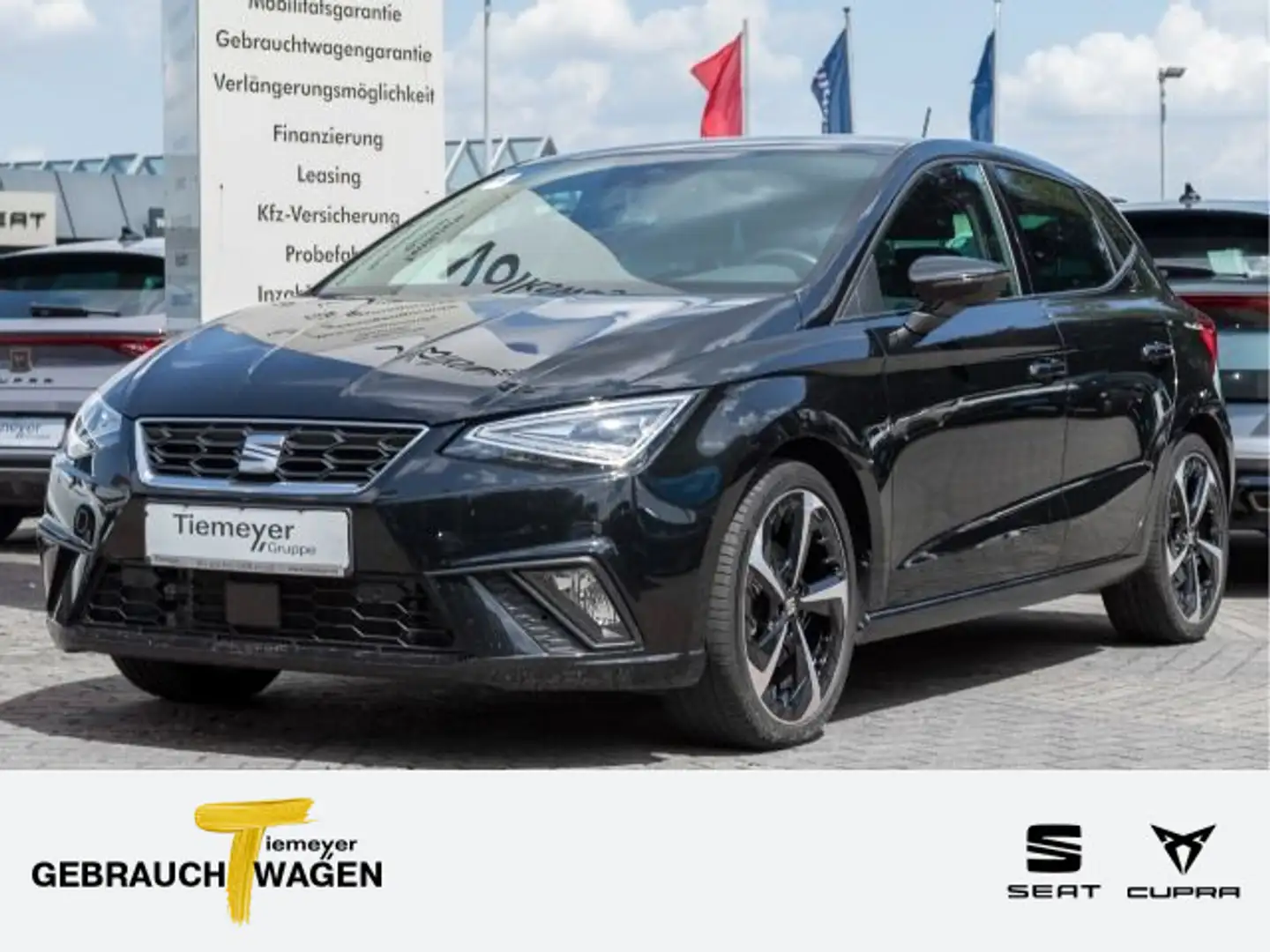 SEAT Ibiza 1.0 TSI DSG FR LED VIRTUAL KAMERA PANO L18 Schwarz - 1