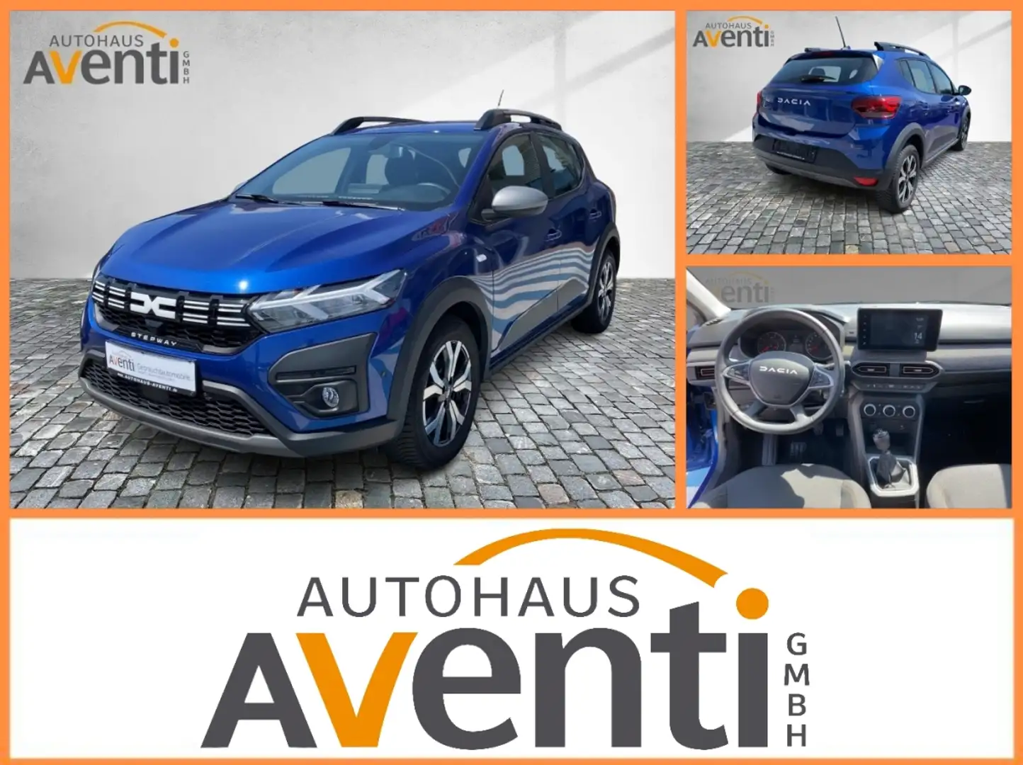 Dacia Sandero Stepway Expression+ *Tot Winkel*LED*Navi Blau - 1