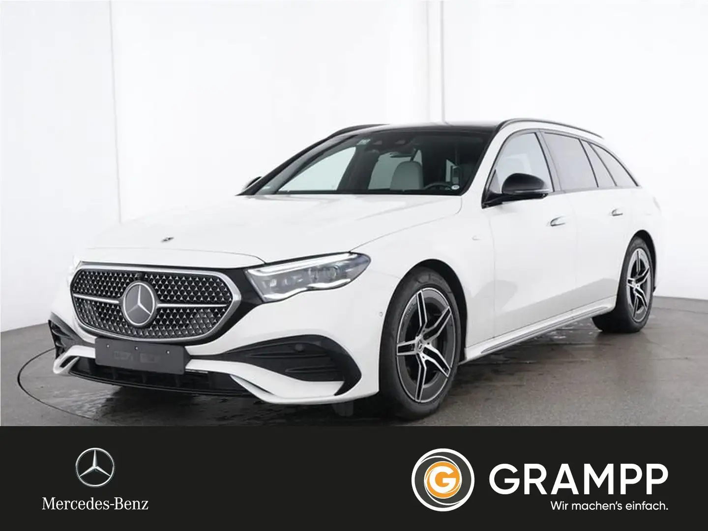 Mercedes-Benz E 300 T de 4M AMG Premium/AHK/Pano/HUD/Leder Weiß - 1