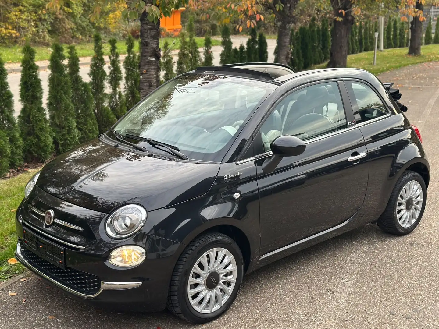 Fiat 500C Dolcevita/DAB/LED/PDC/Tempomat/1.Hand/ Noir - 1