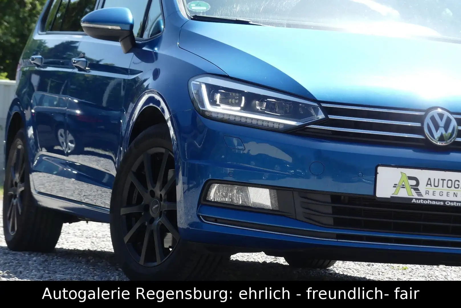 Volkswagen Touran Sound **LED*NAVI*AHK*ACC*PANORAMA*PDC** Blau - 1