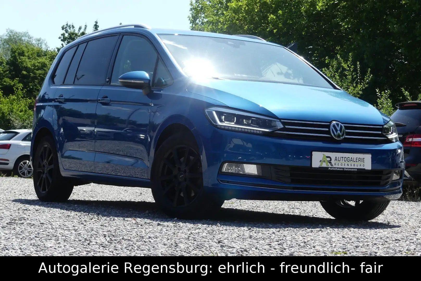 Volkswagen Touran Sound **LED*NAVI*AHK*ACC*PANORAMA*PDC** Blau - 2
