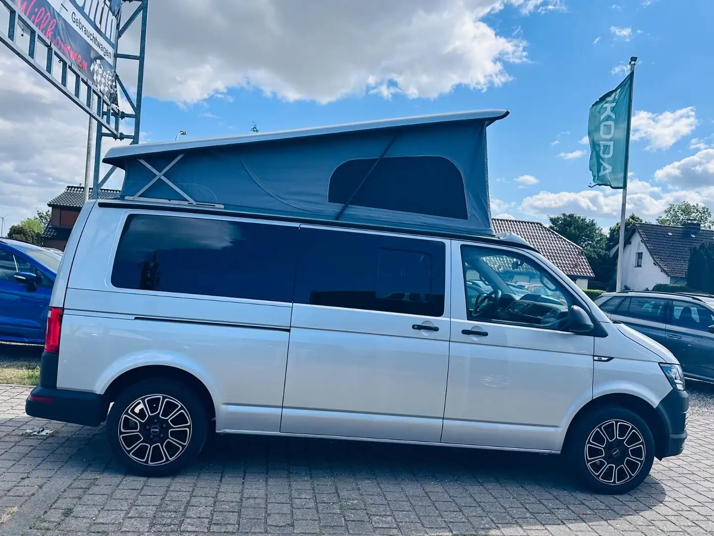 Volkswagen T6 California *LANG*DSG*NAVI*AUFSTELLDACH*CAMPER* Argent - 2
