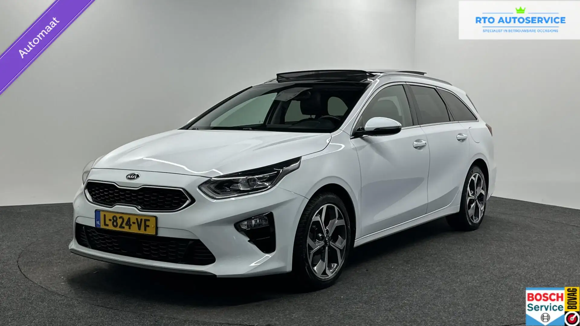 Kia Ceed SW / cee'd SW Sportswagon 1.0 T-GDi ExecutiveLine PANO TREKHAAK Wit - 1