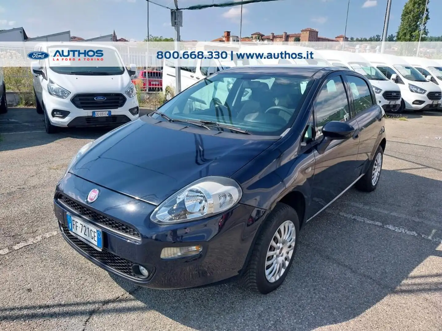 Fiat Punto 1.4 natural power Street 70cv 5p E6 Blu/Azzurro - 1
