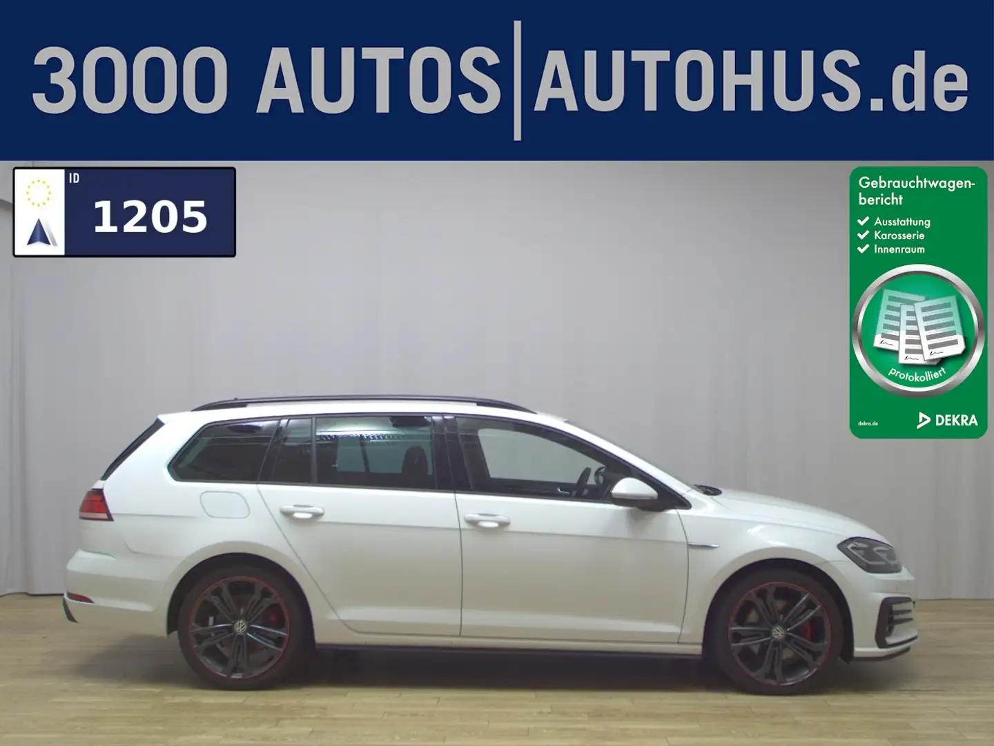 Volkswagen Golf -7 Var. 2.0 TDI GTD Navi AID LED DYNAUDIO Wit - 1