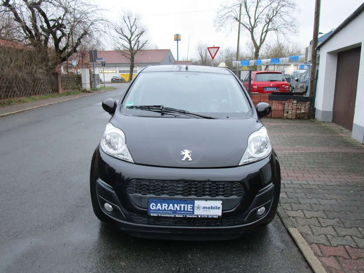 Peugeot 107 Envy * 1,0 * 1. Hand *  Scheckheft Schwarz - 1