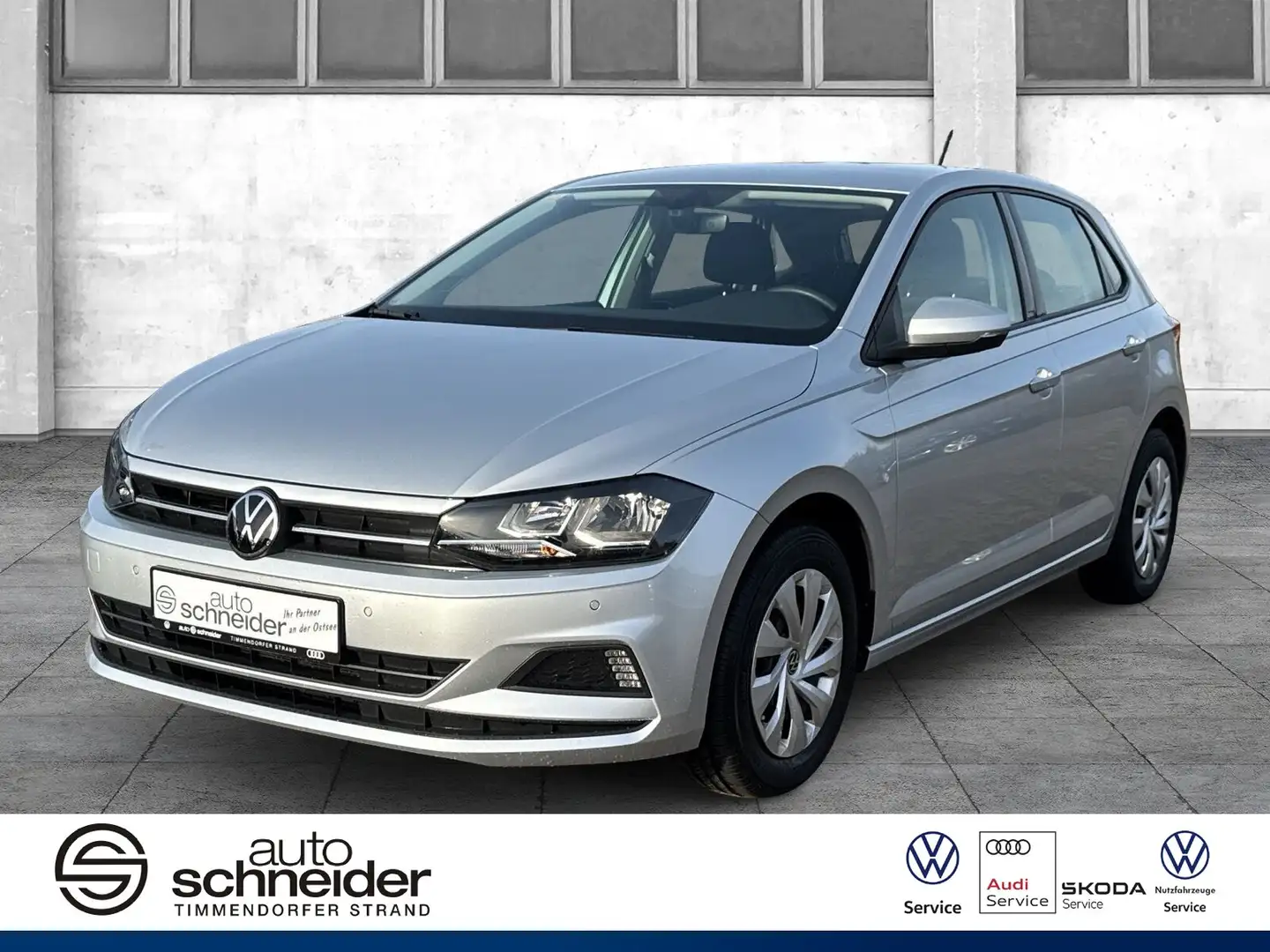 Volkswagen Polo Polo 1.0 Comfortline APP PDC Klima MFL Sitzheiz. Silber - 1