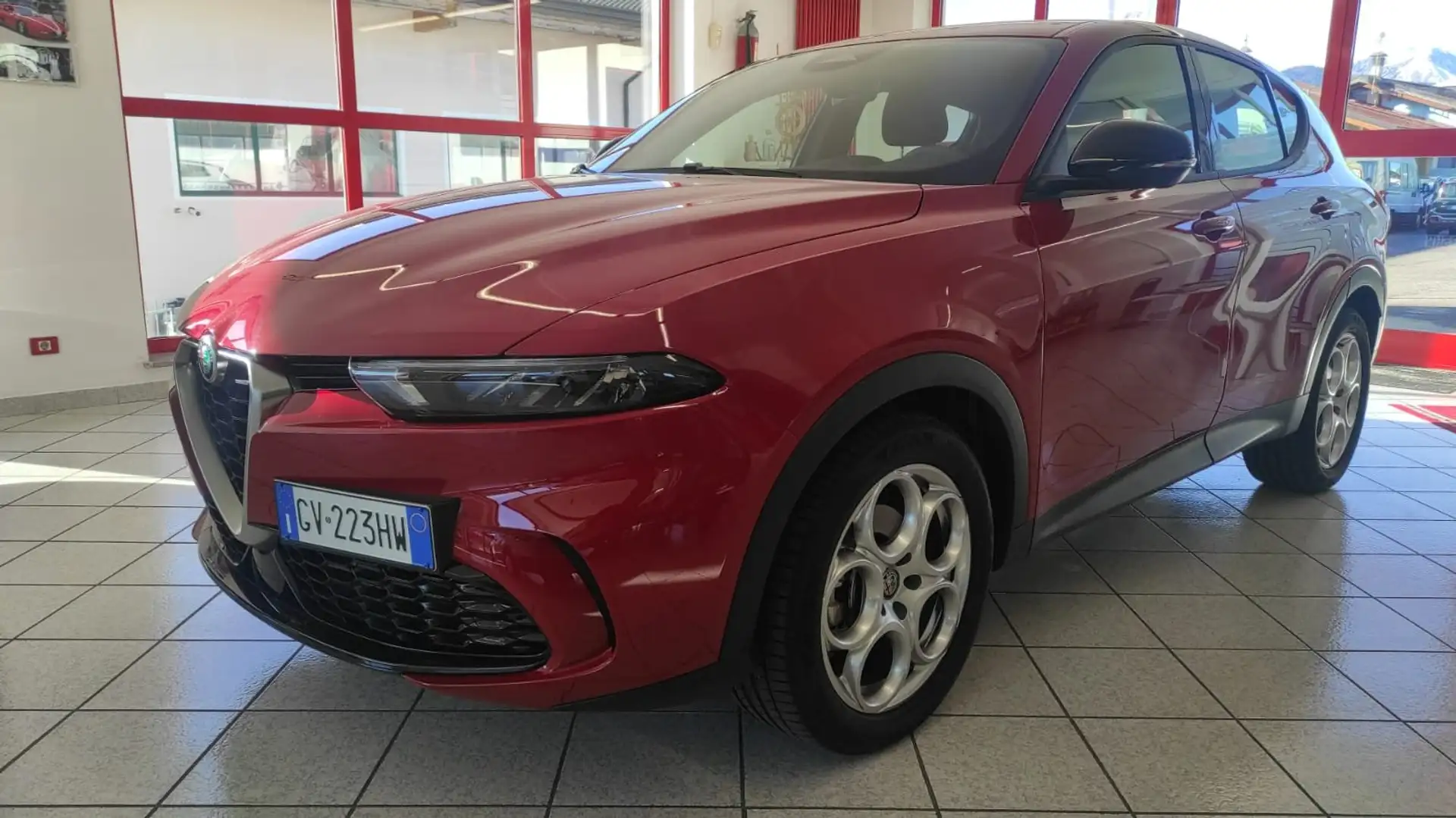 Alfa Romeo Tonale 1.6 TURBO DIESEL 130cv tct 6 AUTO *12.000 KM!!!* Czerwony - 2