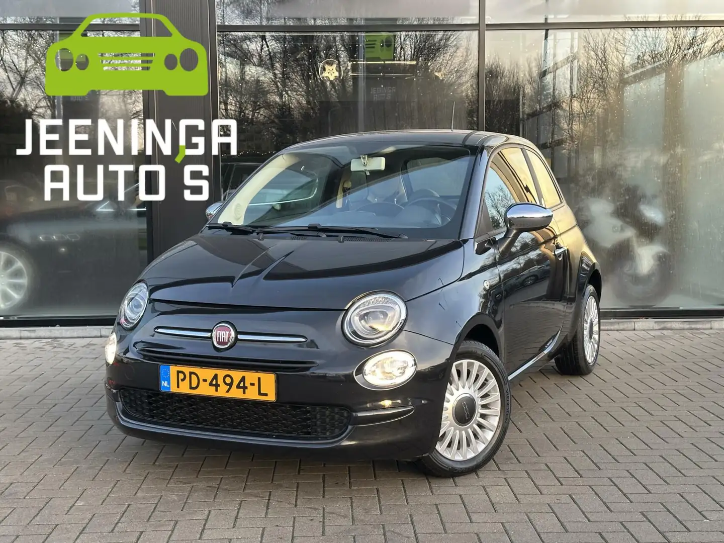 Fiat 500 0.9 TwinAir Turbo Sport | LED | U-connect | Cruise Nero - 1