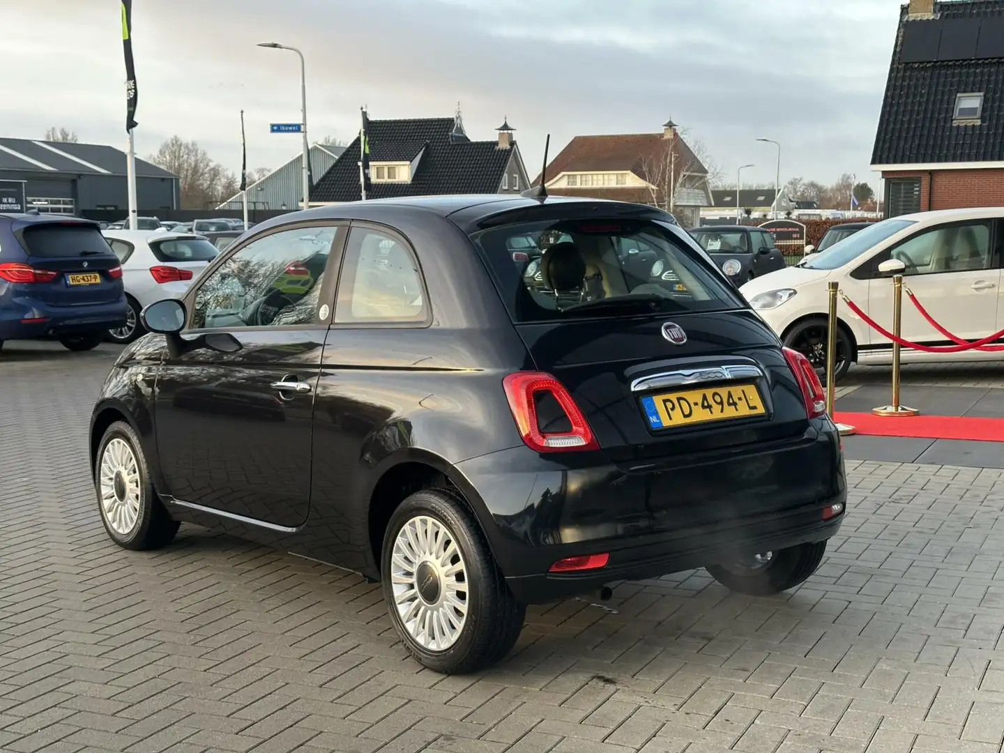 Fiat 500 0.9 TwinAir Turbo Sport | LED | U-connect | Cruise Nero - 2