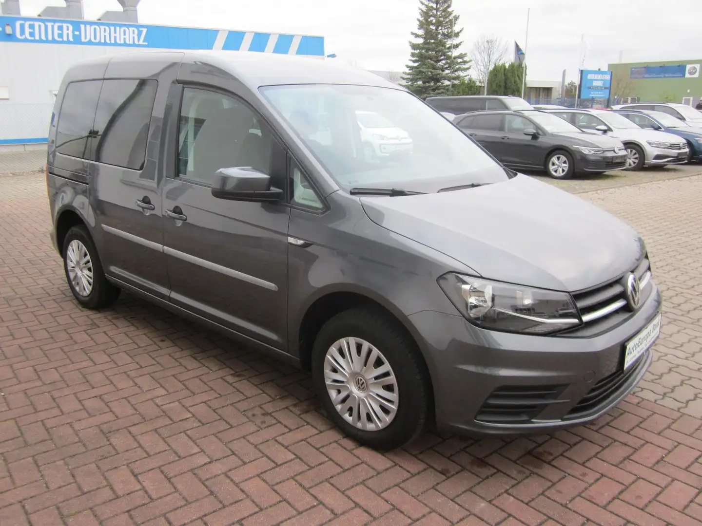 Volkswagen Caddy PKW+7-Sitze+AHK+Klima+SHZ+PDC+MFL+1. Hand Gris - 2