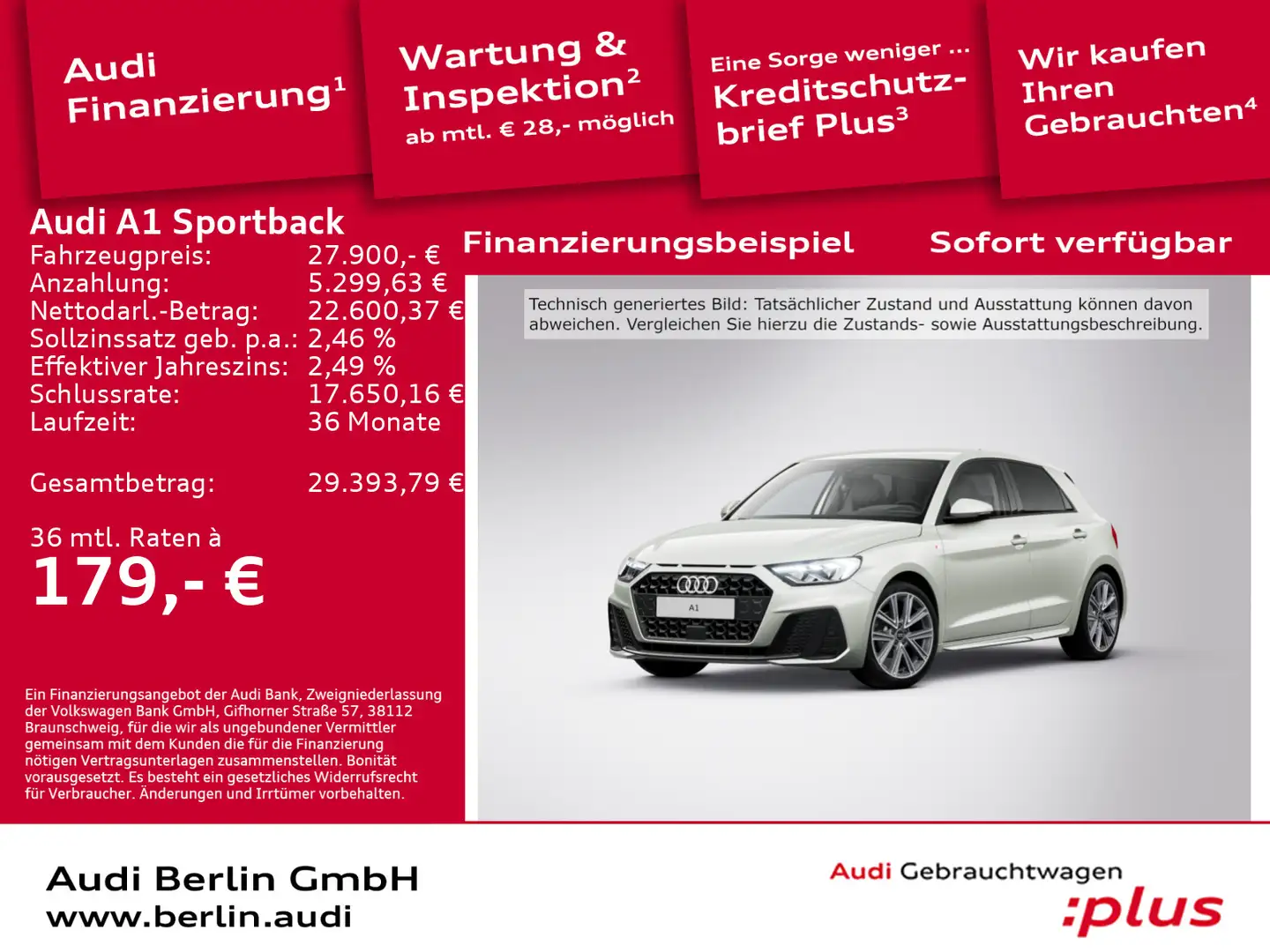Audi A1 S line 25 TFSI S tr. Silber - 1