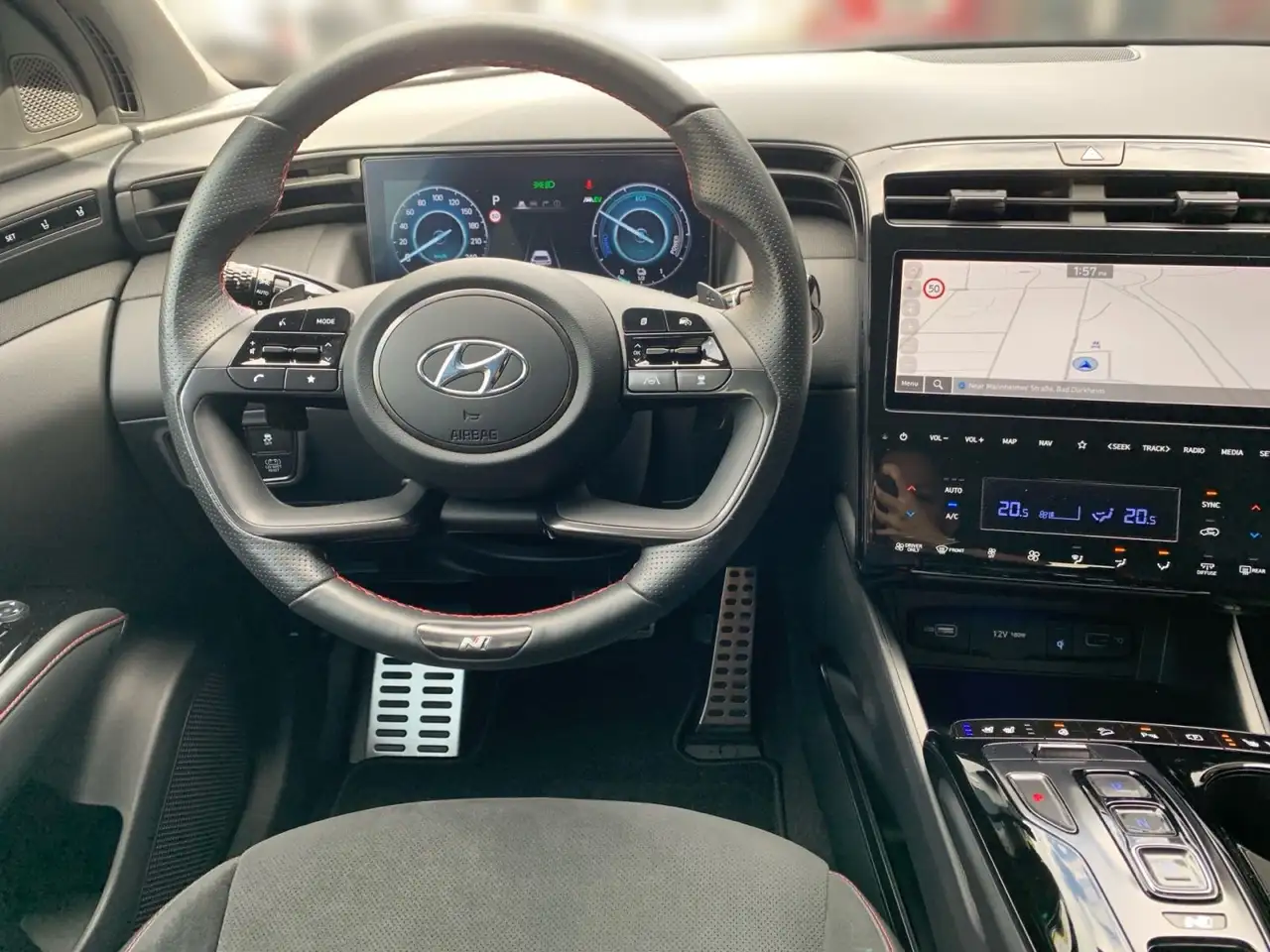 Hyundai TUCSON 1.6 T-GDI N Line Hybrid ECS Sitz Assi, миниатюра 19