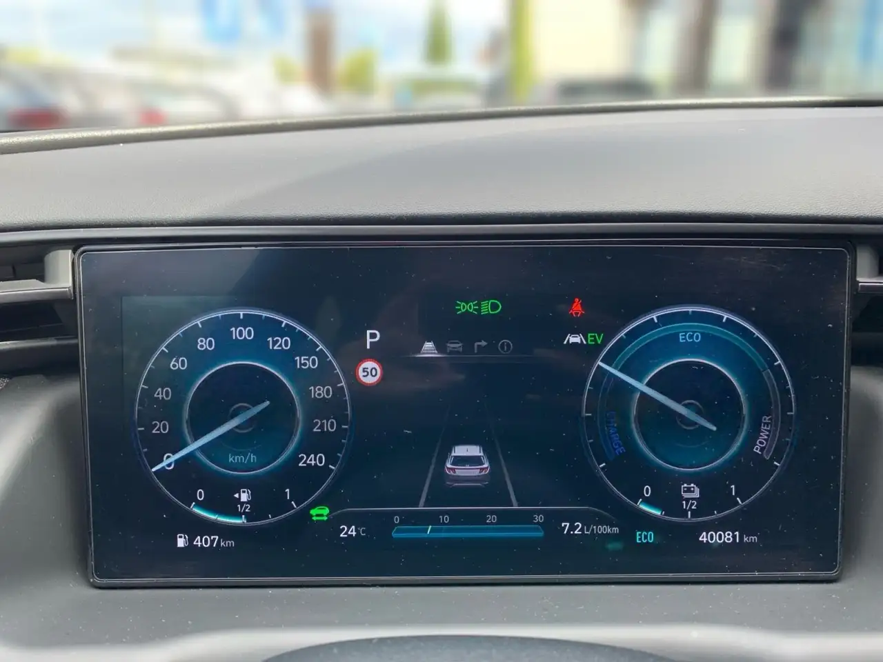 Hyundai TUCSON 1.6 T-GDI N Line Hybrid ECS Sitz Assi, миниатюра 22