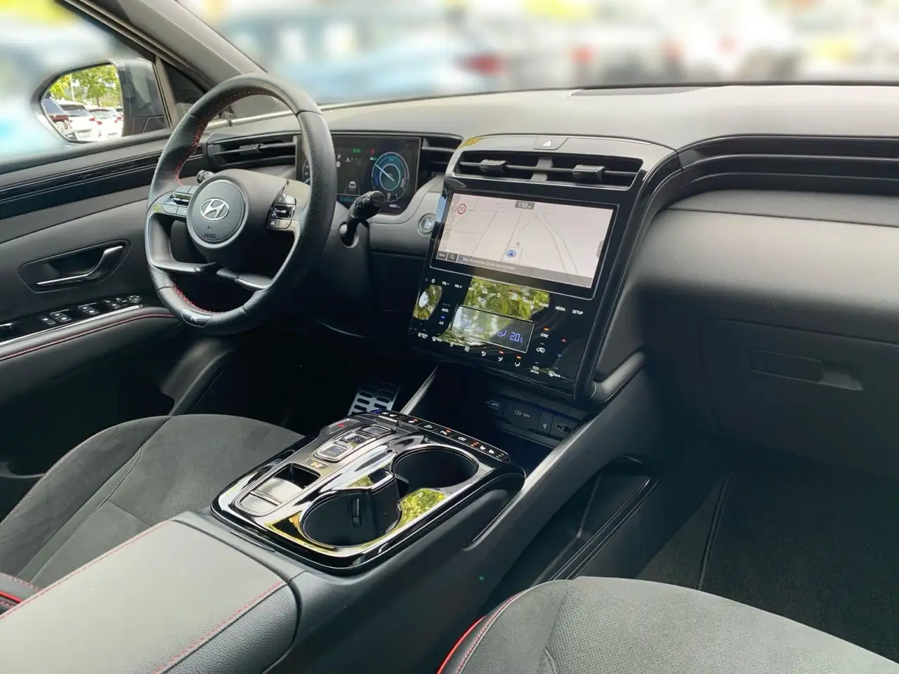 Hyundai TUCSON 1.6 T-GDI N Line Hybrid ECS Sitz Assi, миниатюра 26