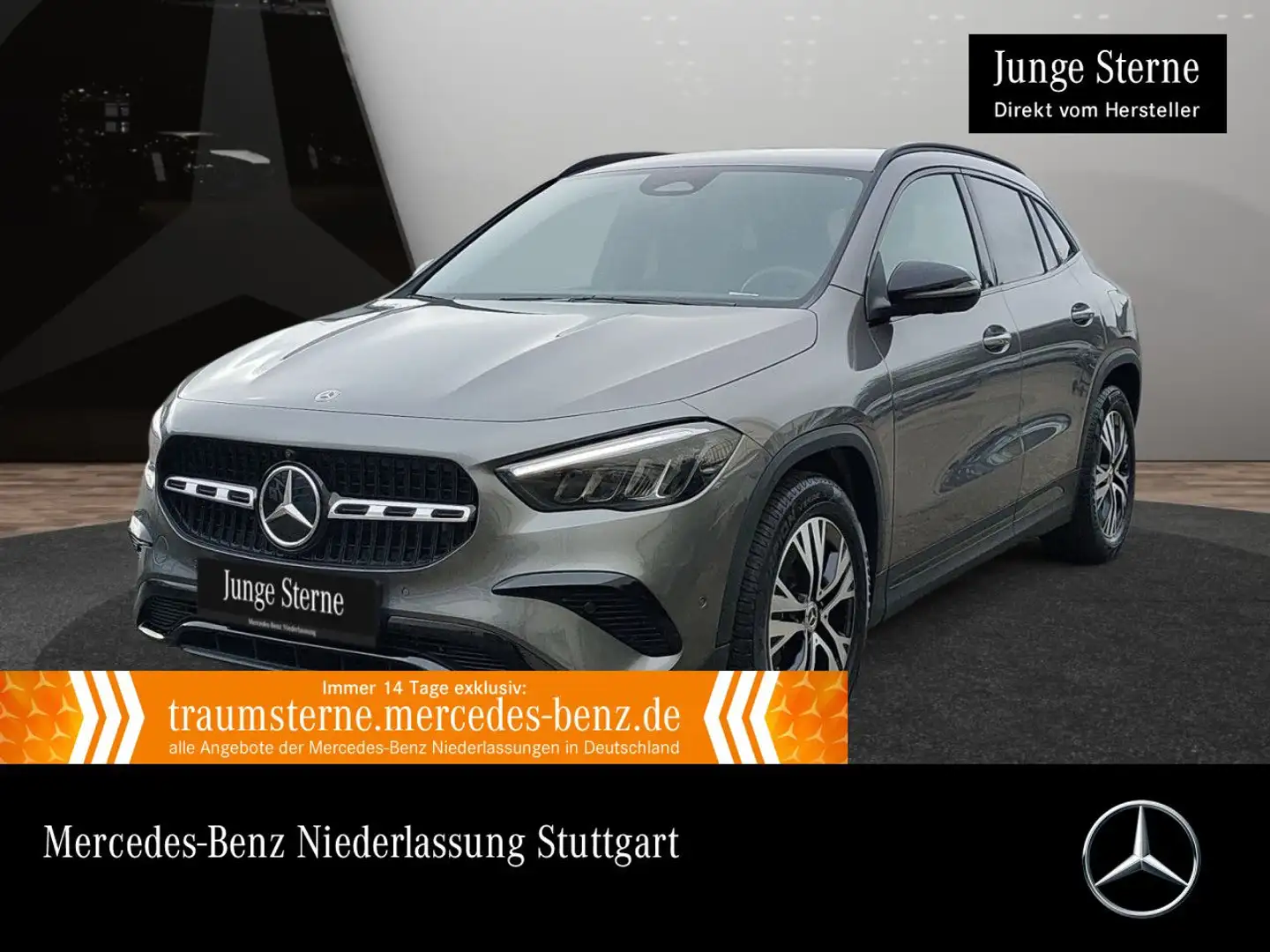 Mercedes-Benz GLA 180 PROGRESSIVE+NIGHT+360°+AHK+LED+TOTW+7G Grau - 1