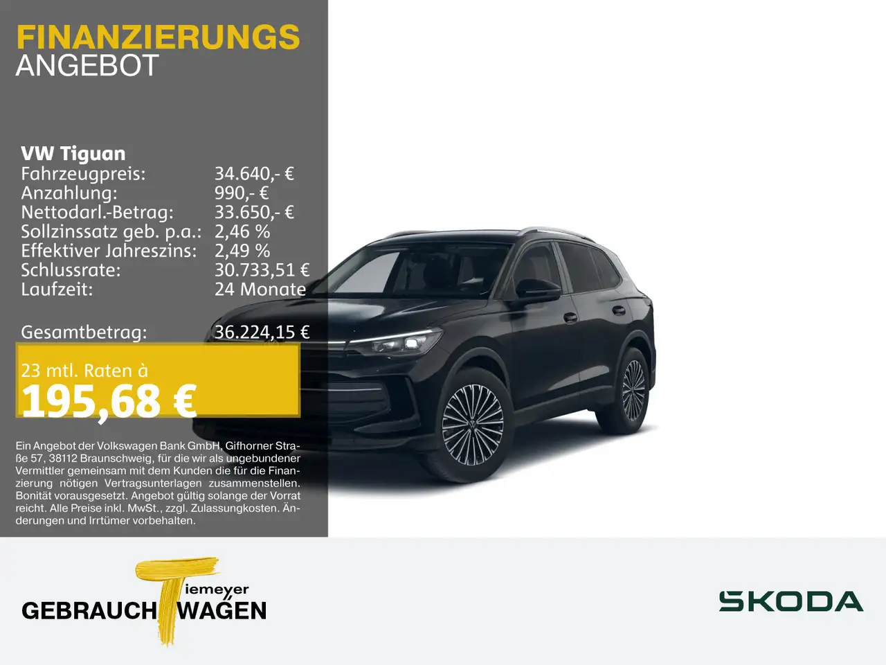 Volkswagen Tiguan 2.0 TDI DSG GOAL LM18 AHK LED+ IDA