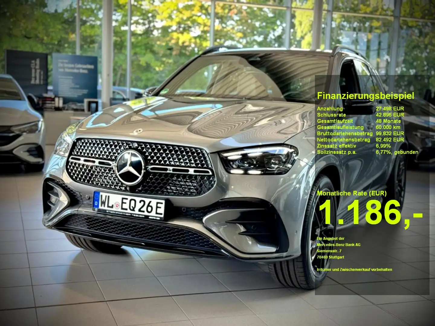 Mercedes-Benz GLE 400 e 4MATIC mit EQ Hybrid Technologie +AMG Grijs - 1