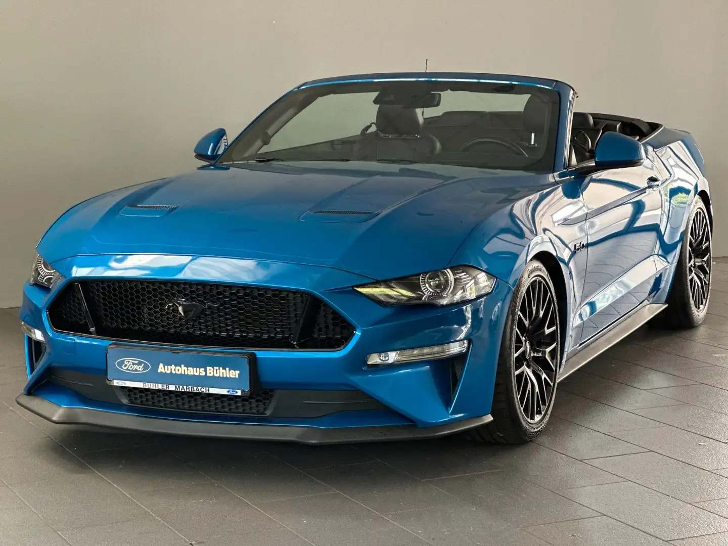 Ford Mustang GT Convertible 5.0 V8 AUTOMATIK 55-YEARS Bleu - 1