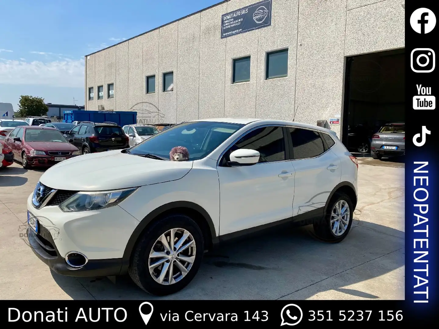 Nissan Qashqai 1.2 Benzina-GPL 115cv xtronic E6 Bianco - 1