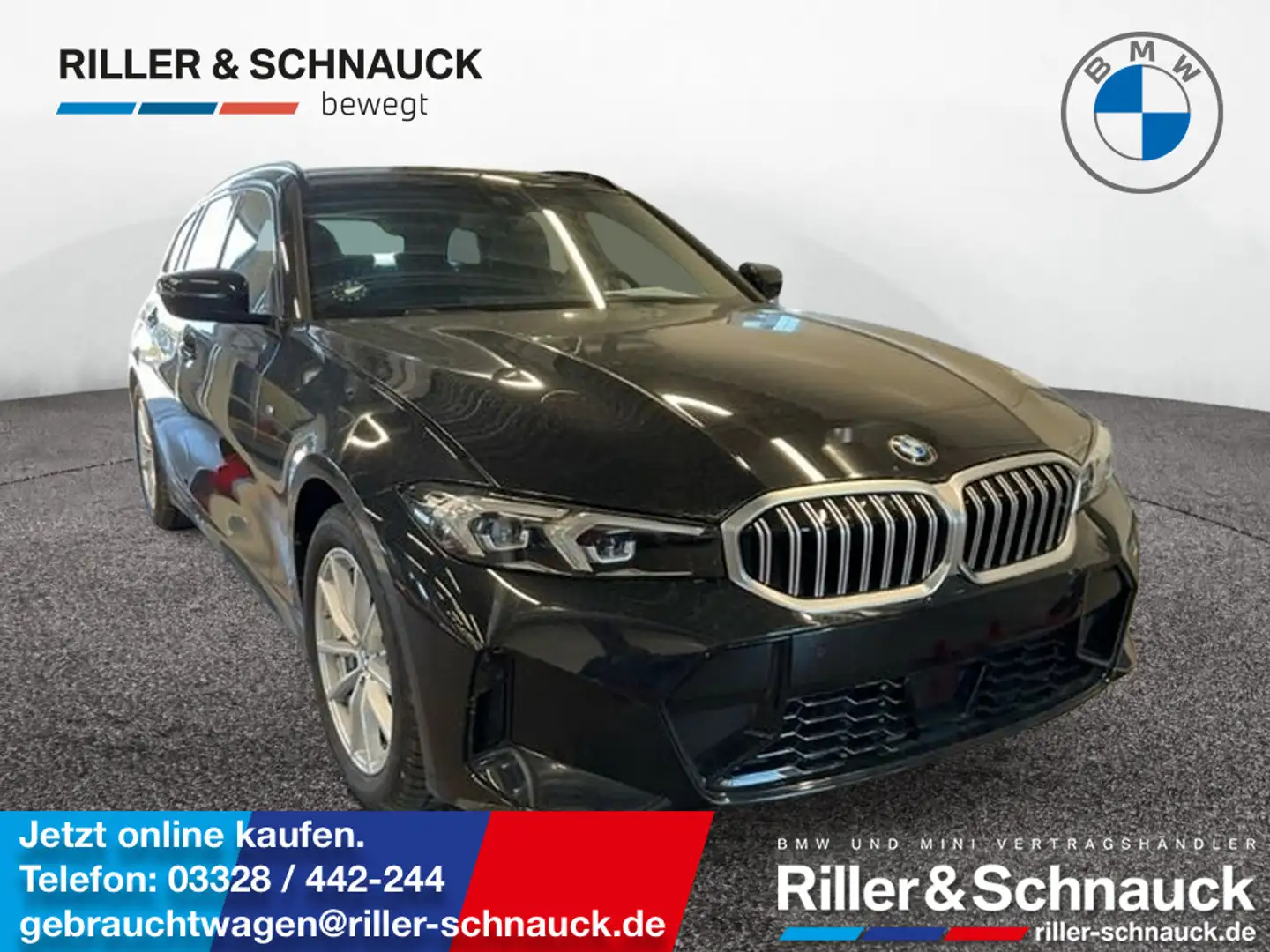 BMW 330 i Touring xDrive M Sport ACC+KAM+LED+NAVI+ Schwarz - 1