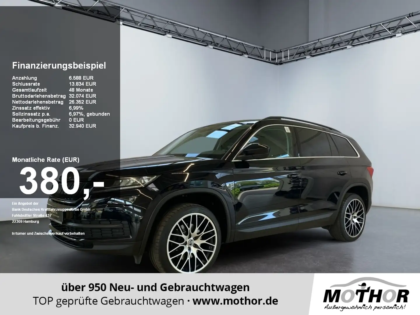 Skoda Kodiaq Soleil 2.0 TSI 4x4 DSG ACC 4xSHZ LED NAVI Noir - 1
