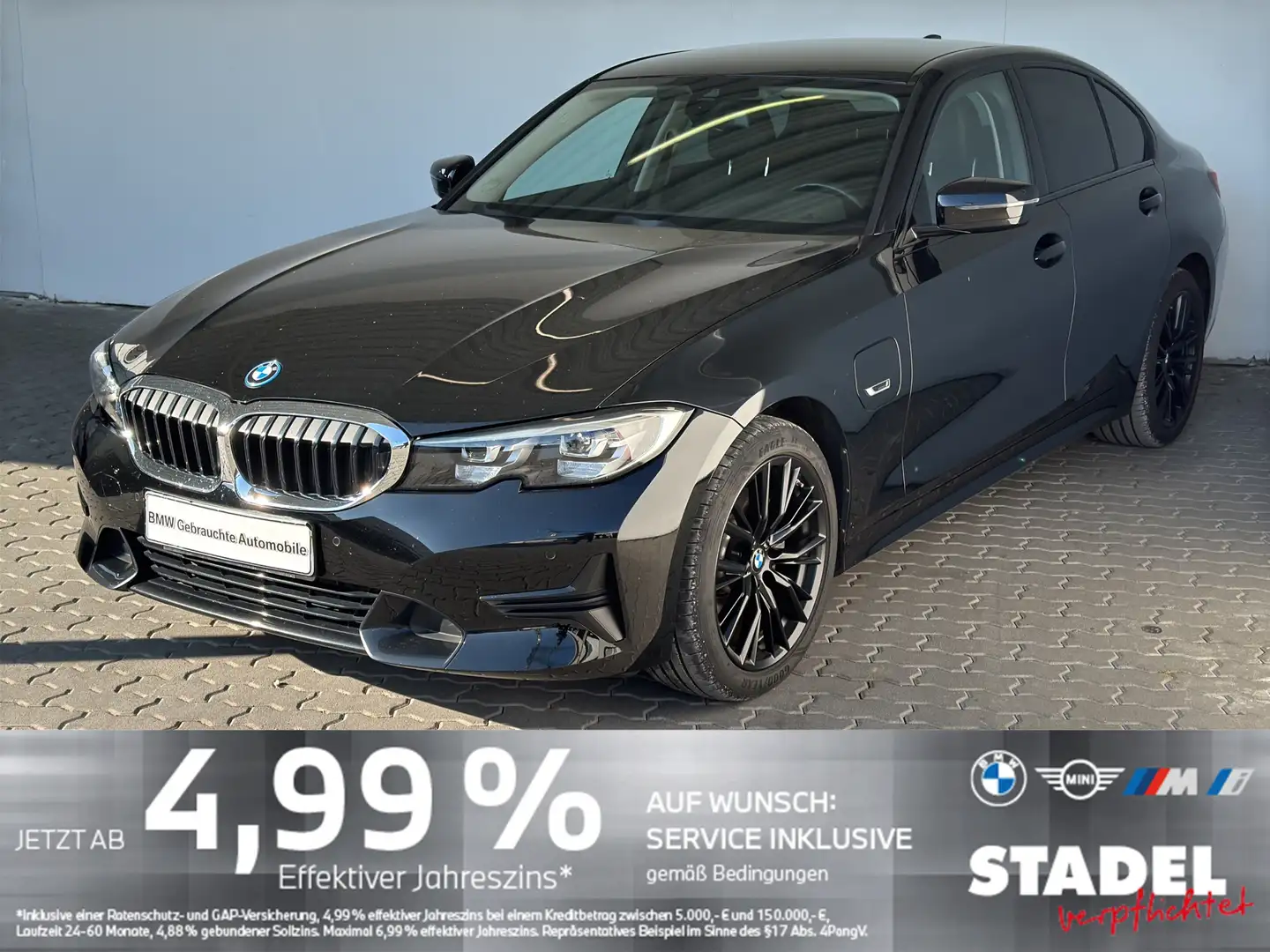 BMW 320 e Lim. Sport Line LiveCock.Sportsz.PDC.SHZ. Schwarz - 2