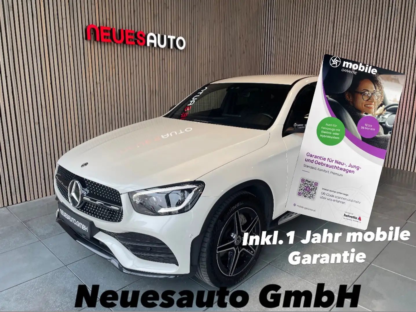 Mercedes-Benz GLC 220 d 4Matic *AMG*Servicegepfl.*Night*Virtual*Ambiente Weiß - 1