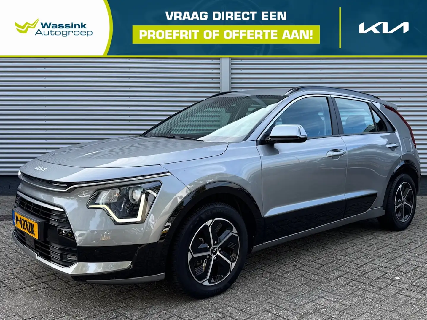 Kia Niro 1.6 GDi Hybrid 141pk DCT6 DynamicLine | Navigatie Gris - 1