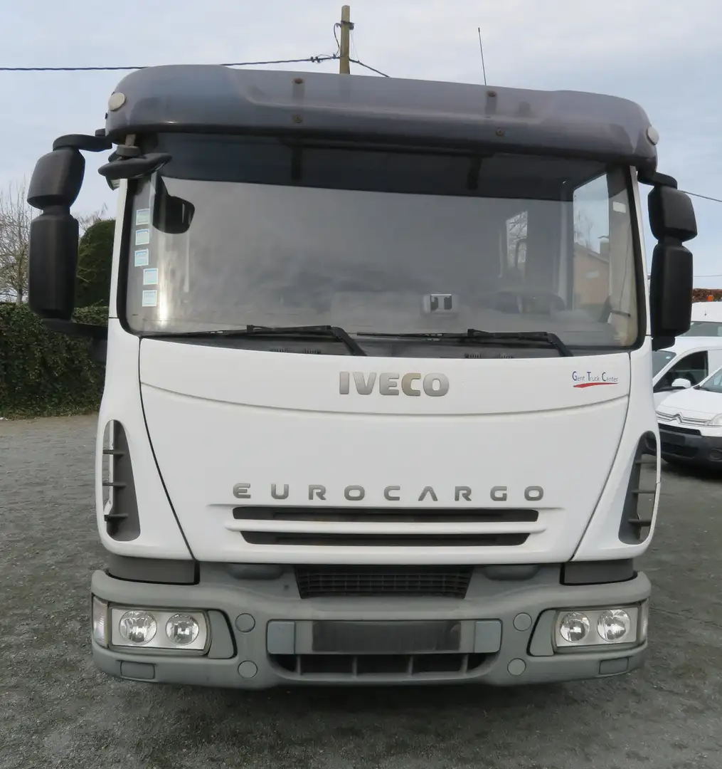 Trucks-Lkw Iveco eurocargo ML90E18 - dubbel cabine Blanco - 2