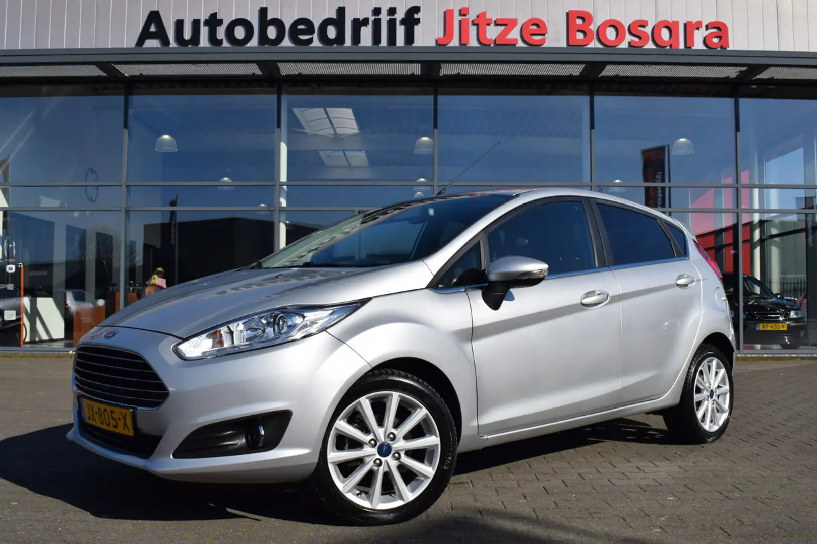Ford Fiesta 1.0 EcoBoost Titanium ECC | Full Map Navi | Telefo Grijs - 1
