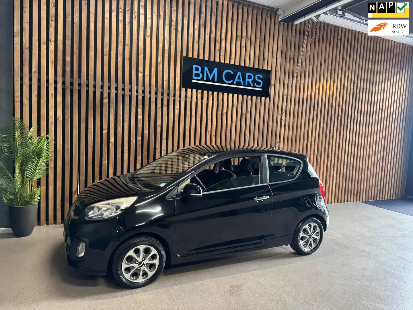 Kia Picanto 1.2 CVVT Super Pack Airco, LED, Startknop Negro - 1