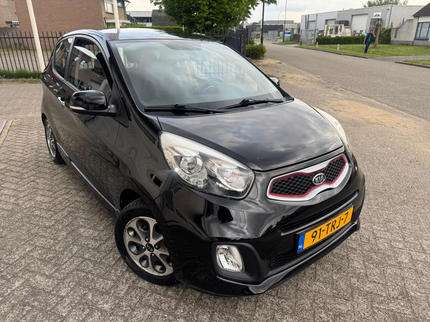 Kia Picanto 1.2 CVVT Super Pack Airco, LED, Startknop Negro - 2