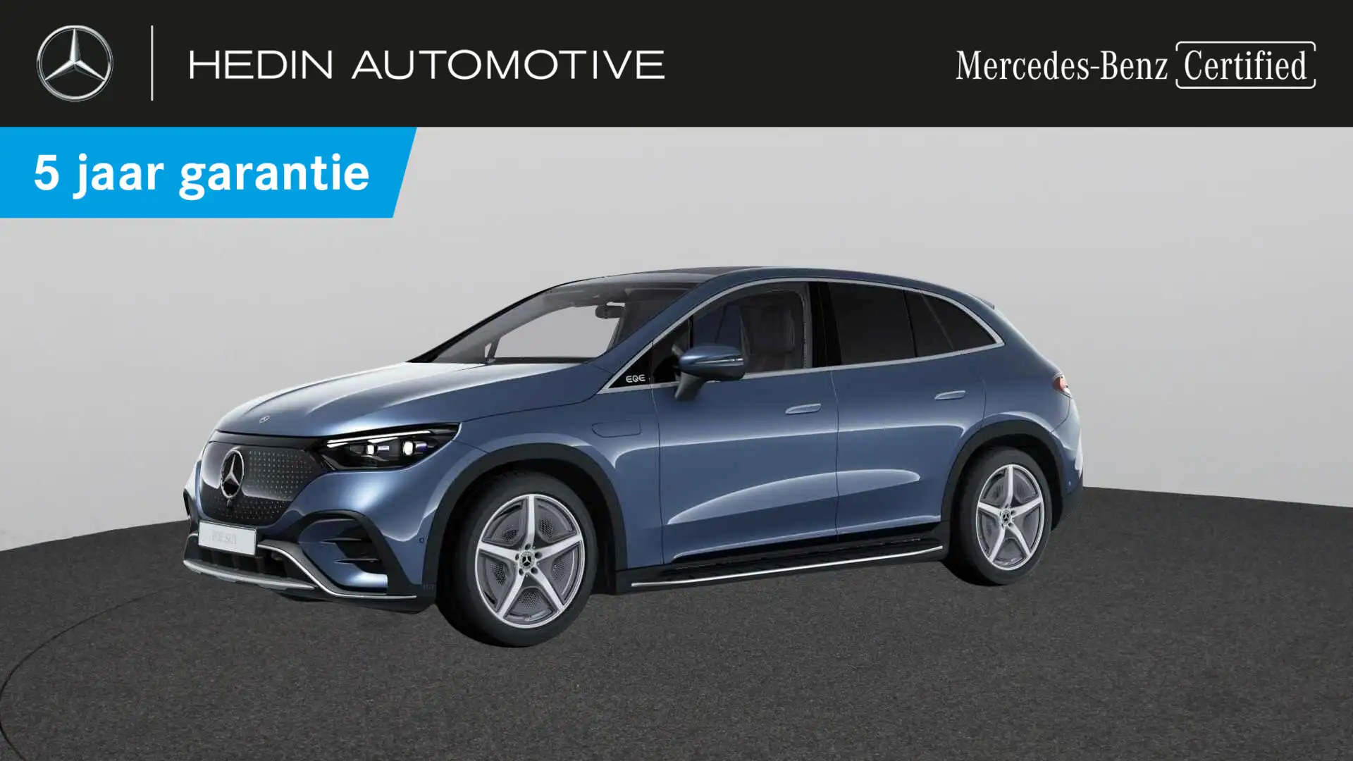 Mercedes-Benz EQE 350 4MATIC SUV AMG Line | Panoramisch Dak | 360° Parke Blauw - 1