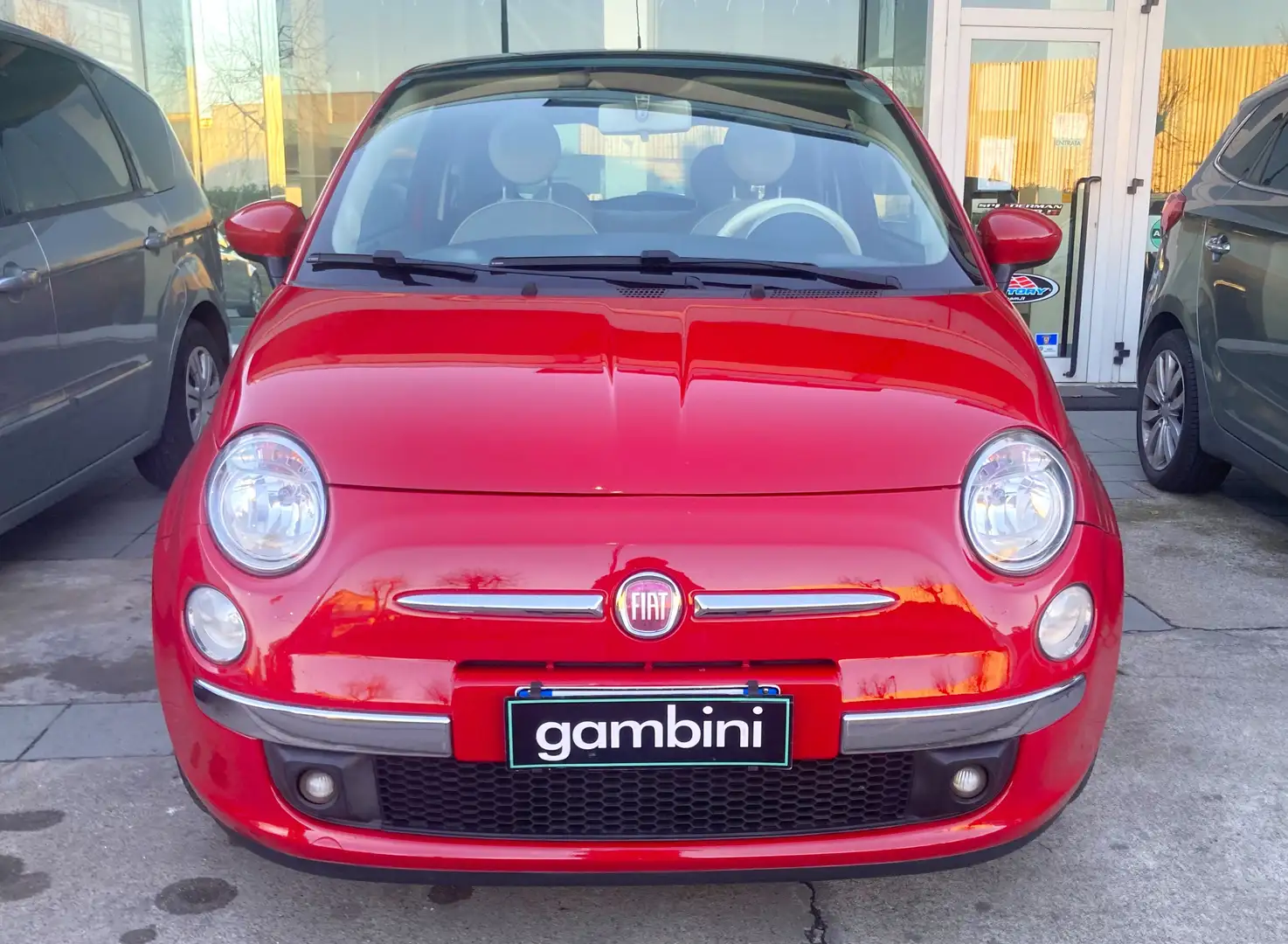 Fiat 500 500 1.2 Lounge 69cv per NEOPATENTATI Rouge - 2