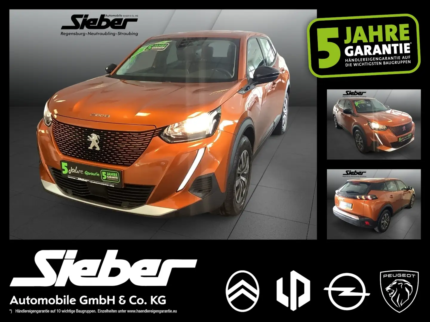 Peugeot e-2008 2008-e  Active ***Klimaaut***PDC-hinten*** Orange - 1
