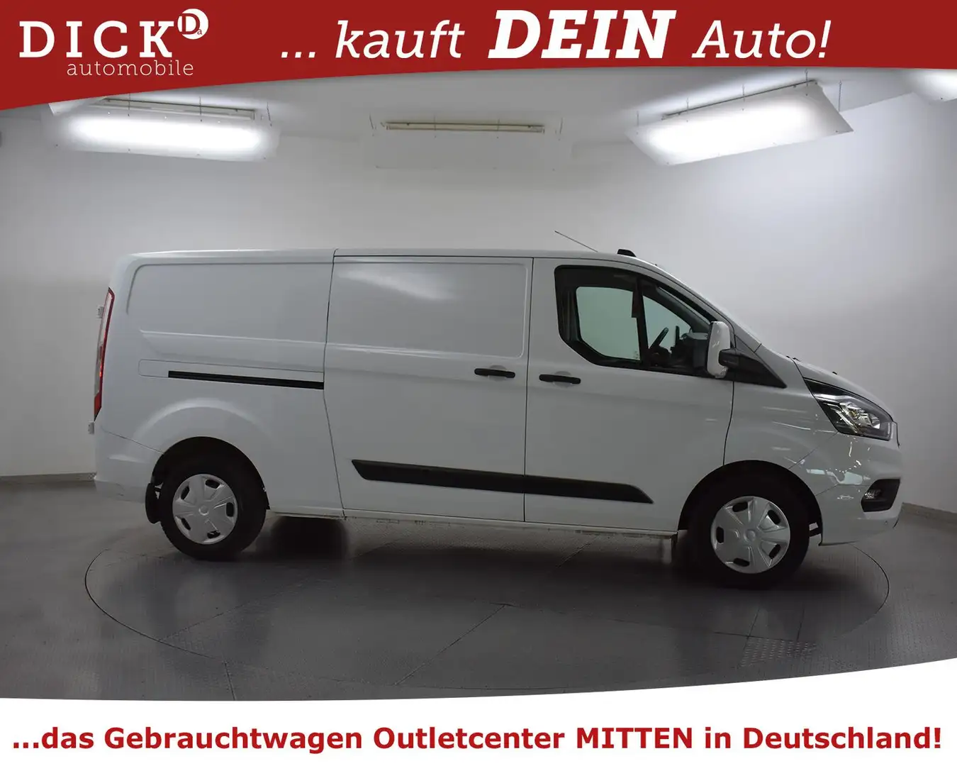 Ford Transit Custom Transit Cust 2.0d L2 3SI+KLIMA+SHZ+TEMP+DAB+PDC Weiß - 2