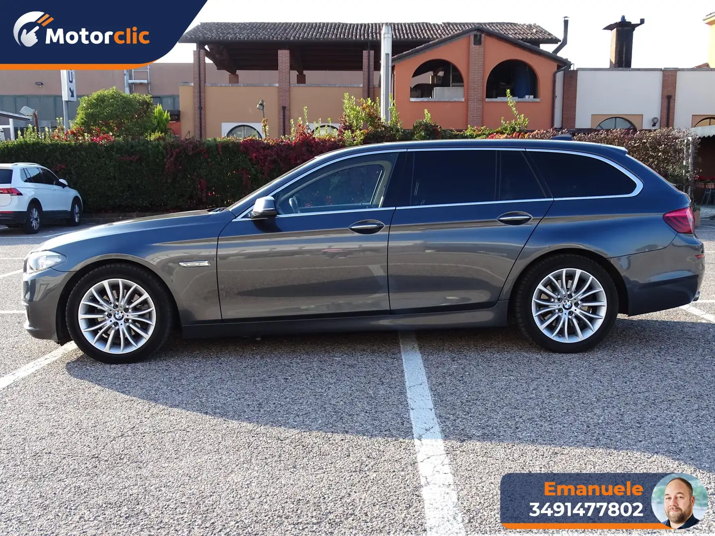 BMW 520 520d Touring xdrive Luxury 190cv auto Grau - 2