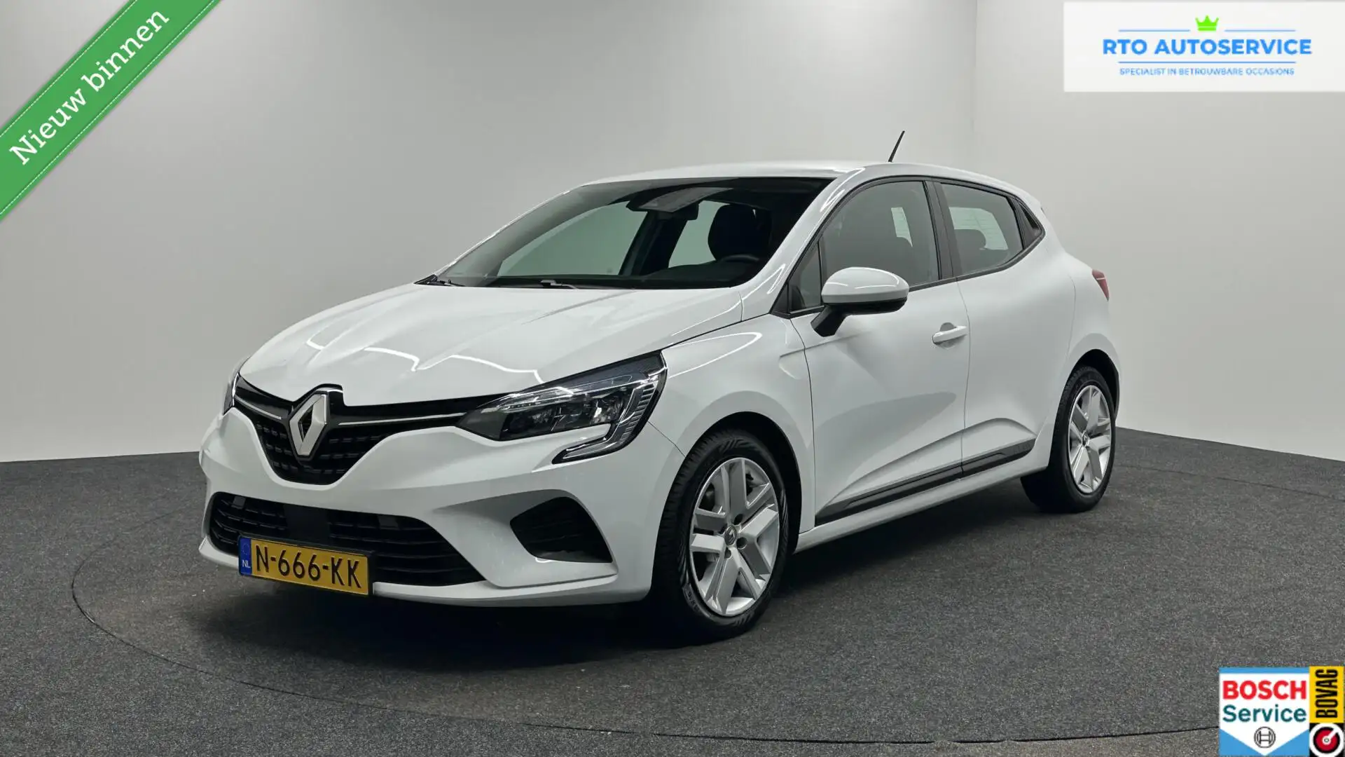 Renault Clio 1.0 TCe Bi-Fuel Business Zen LPG NAVI CRUISE CARPL Wit - 1