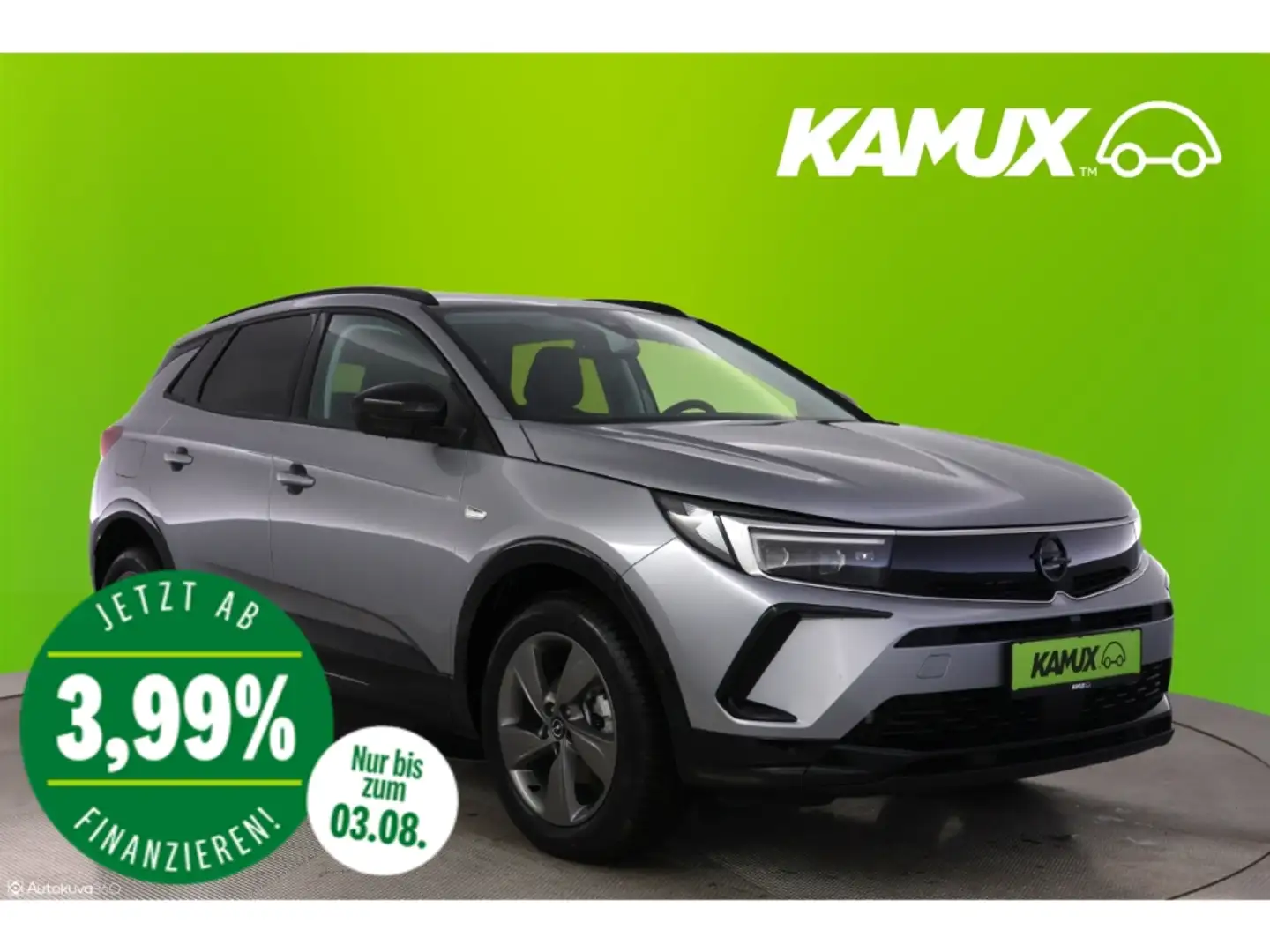 Opel Grandland 1.5D Aut.GS+LED+NAVI+VIRTUAL+KAMERA Grau - 1