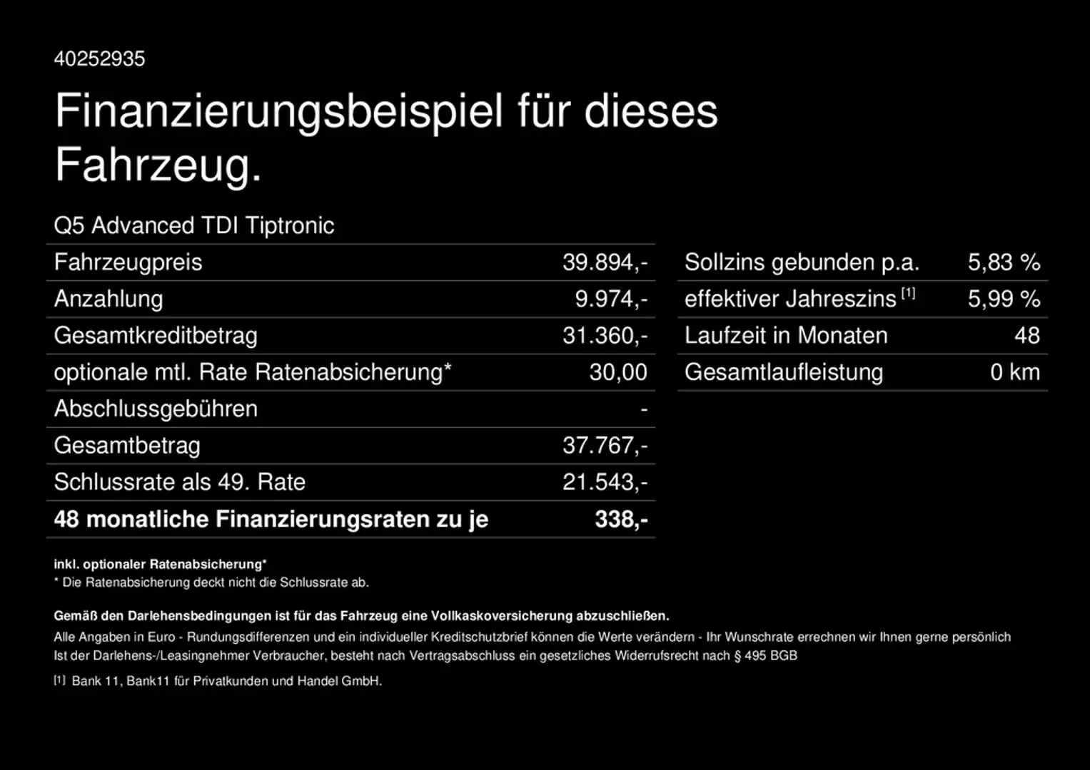 Audi Q5 Advanced TDI Tiptronic|eHECK|VORB.AHK|KAMERA Schwarz - 2