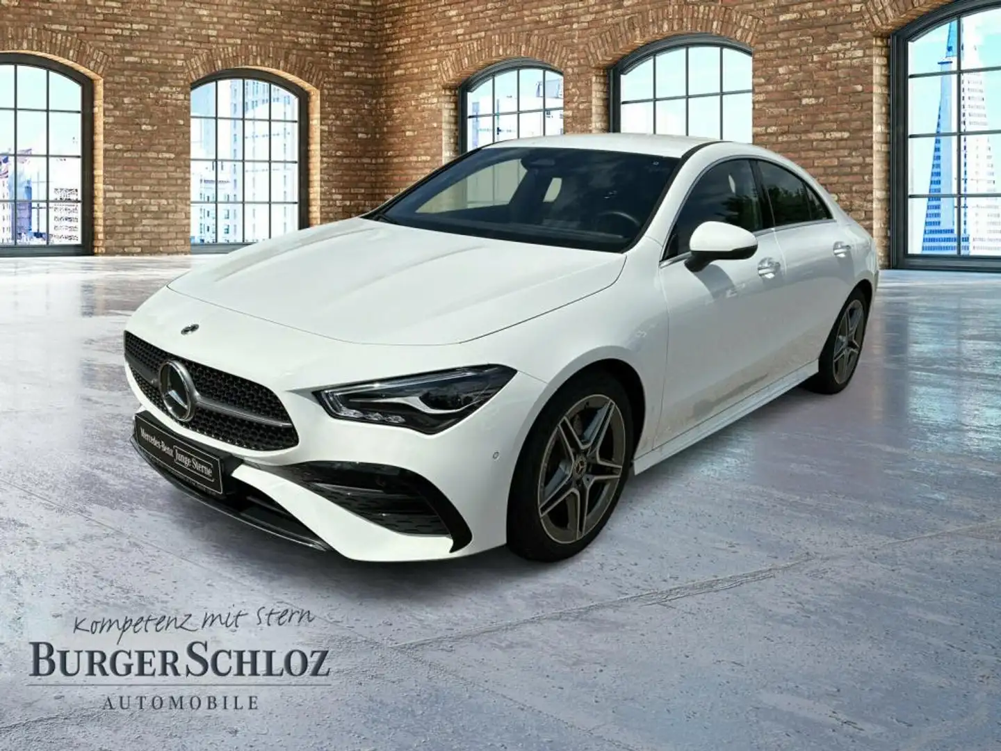 Mercedes-Benz CLA 200 Coupé AMG W-Paket S-Sitz KeyLess PDC LM Weiß - 1