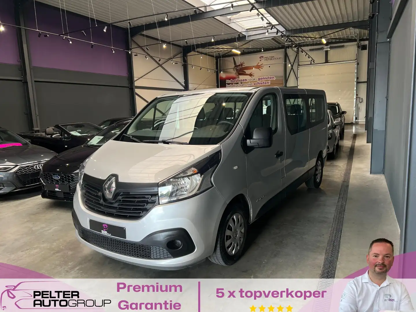 Renault Trafic 1.6Dci 9plaatsen Verlengd 125pk Szürke - 1