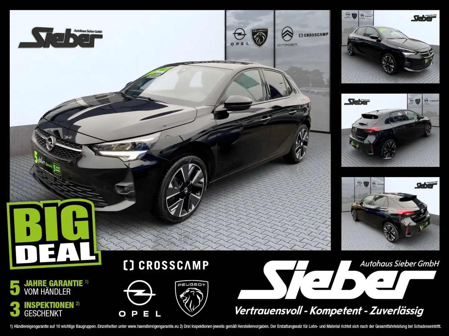 Opel Corsa F -e GS Line Kamera Navi Sitzhzg Tempo Nero - 1