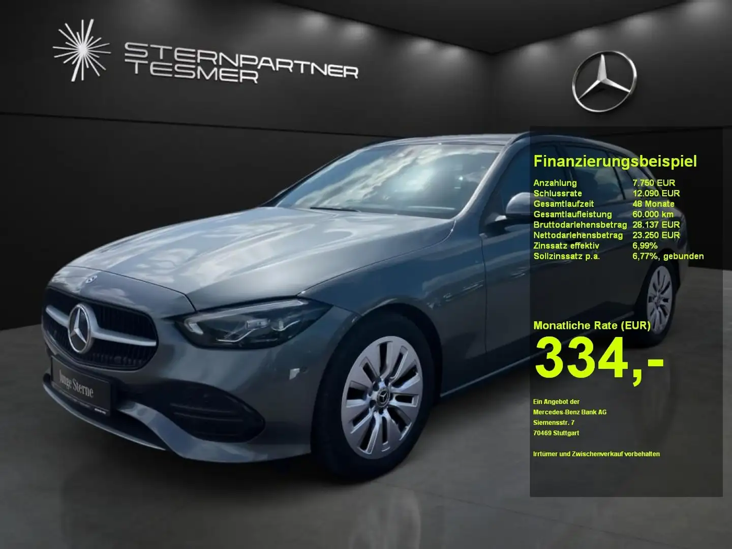 Mercedes-Benz C 220 d T +PANO+KAMERA+SHZ+AUT+LED+el.Heck+PDC Gris - 1