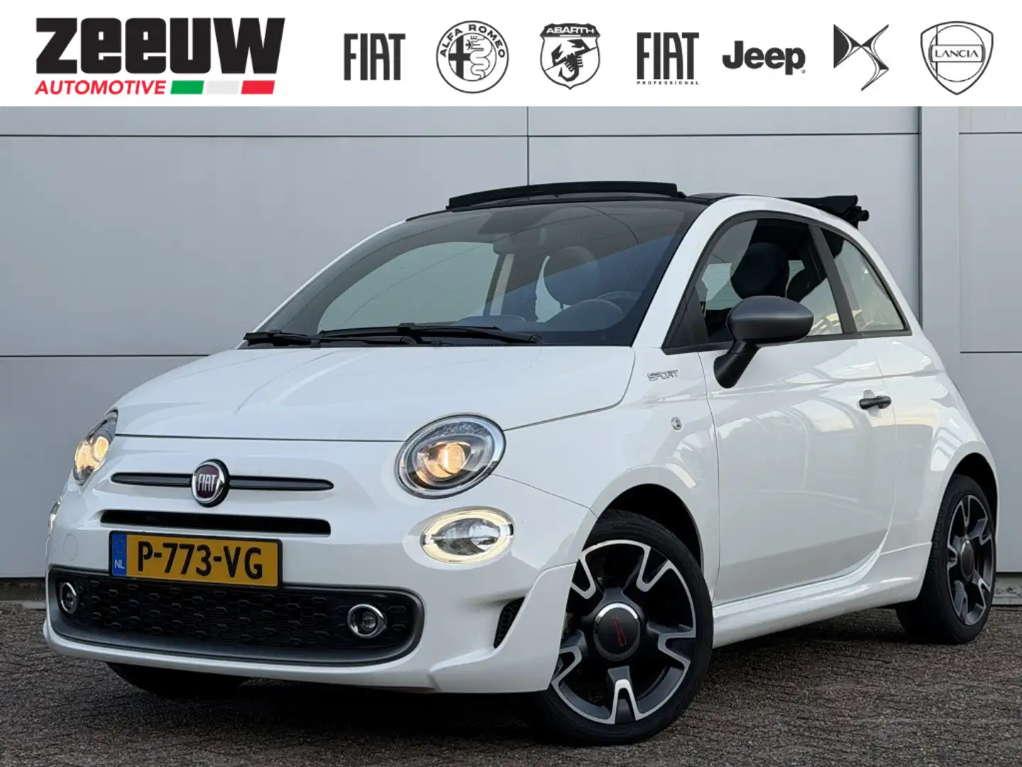 Fiat 500C 1.0 70 PK Hybrid Sport | Clima | PDC | Carplay | 1 Blanc - 1